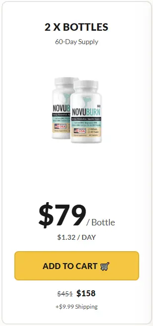 NovuBurn 2 Bottle Price